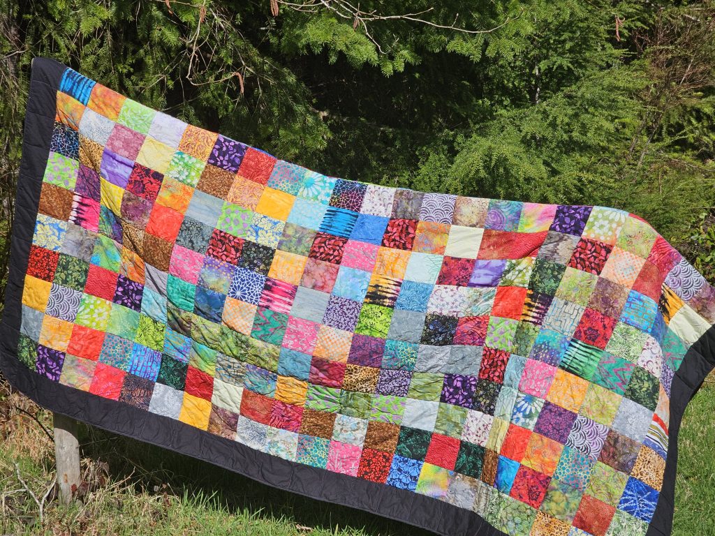 Batik Patchwork Queen Sized Quilt